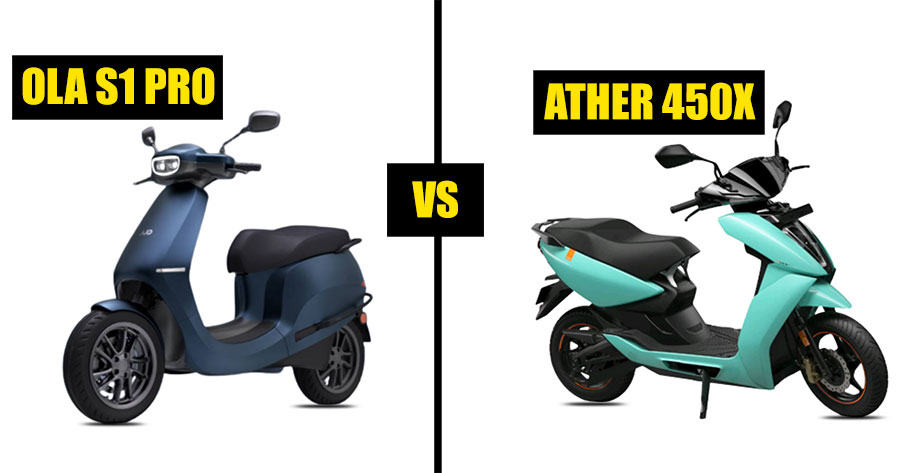 Ola S1 Pro vs Ather 450X